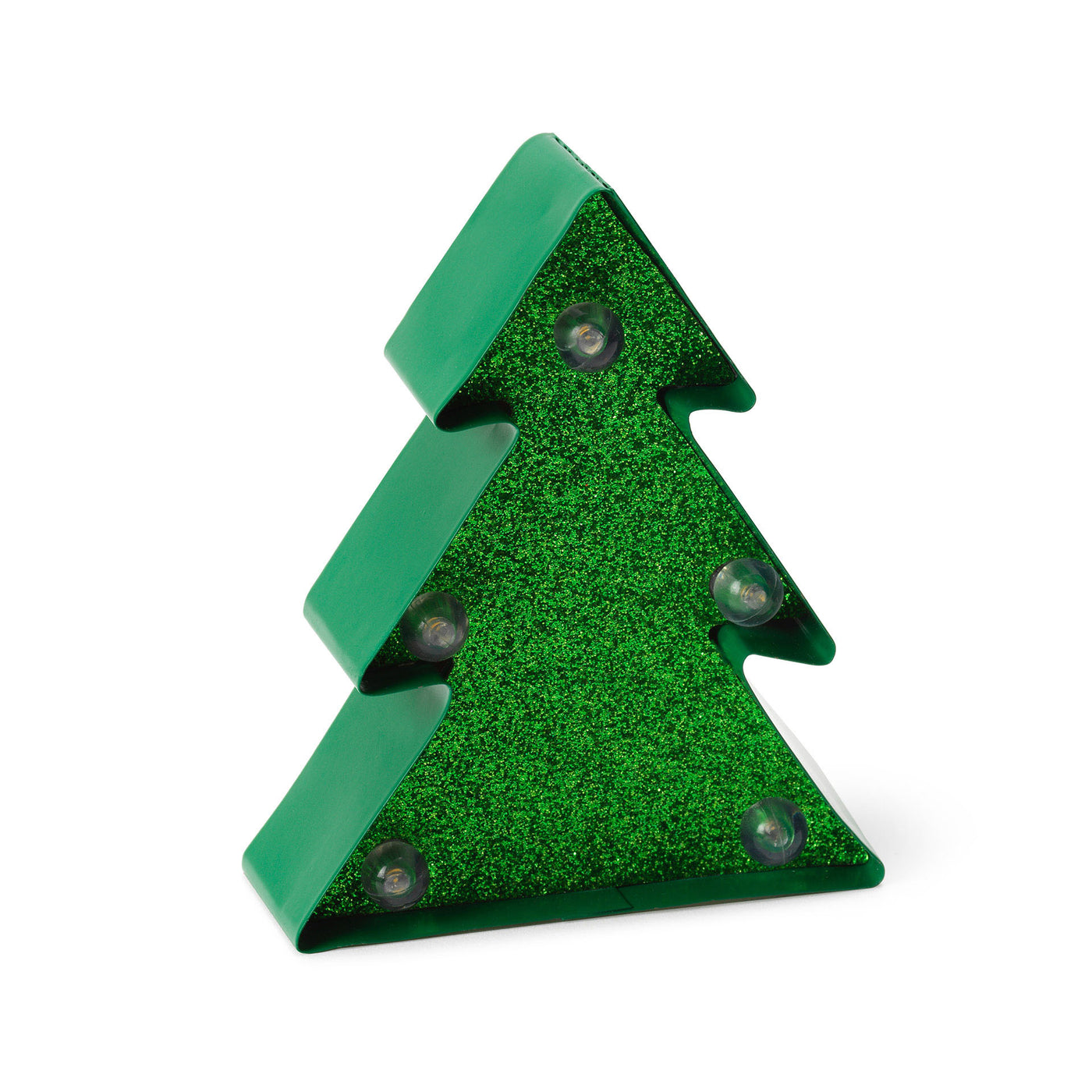 Legami Christmas Mini Letter Light - Christmas Tree with Glitter