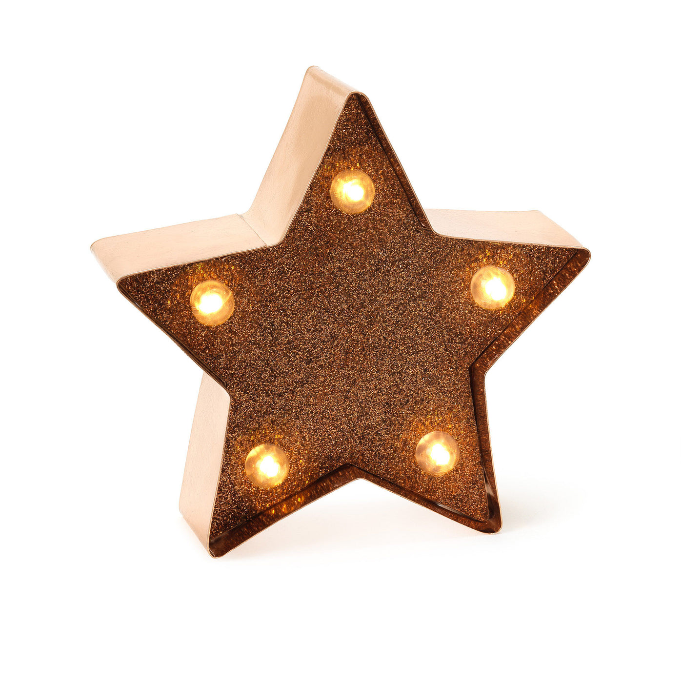 Legami Christmas Mini Letter Light - Star with Glitter