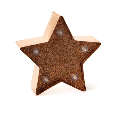 Legami Christmas Mini Letter Light - Star with Glitter