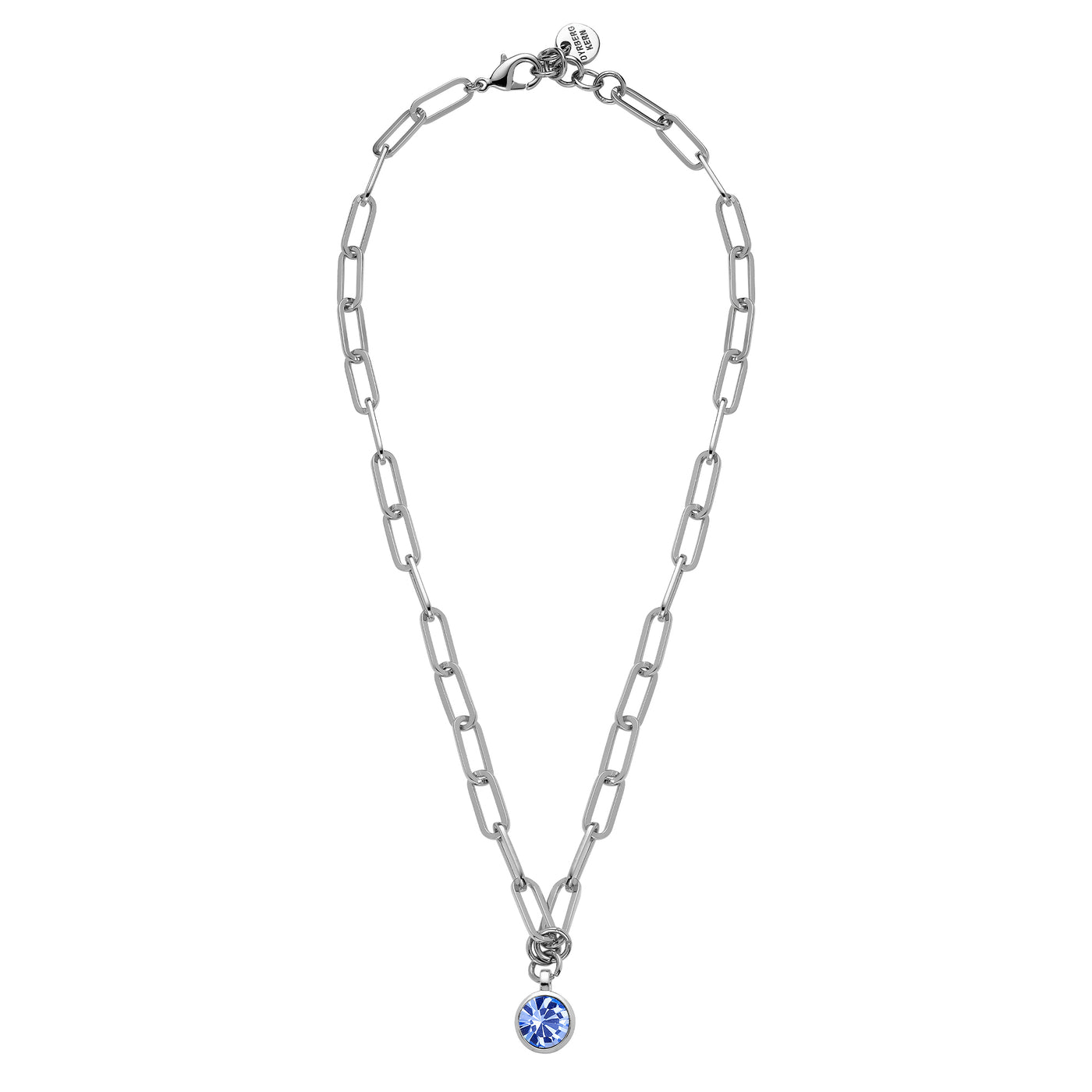 Dyrberg Kern Pendant - Lisanna Clear/Light Blue Crystal