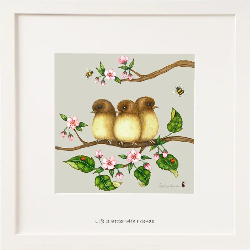 Belinda Northcote 'Life is Better with Friends' Framed Print*