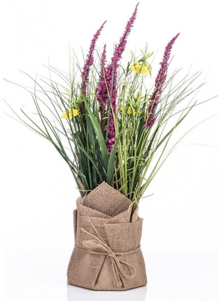 The Grange Collection Artificial Spring Bouquet with Lavender & Daisies