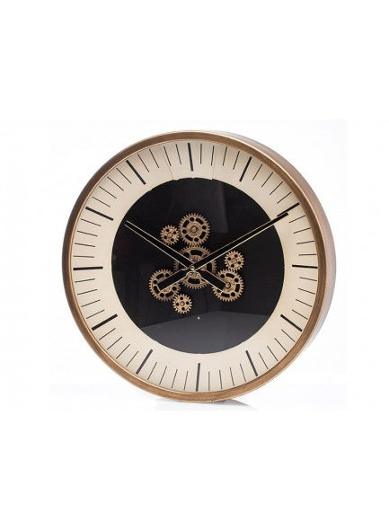The Grange Collection Wall Clock - Vintage with Gears