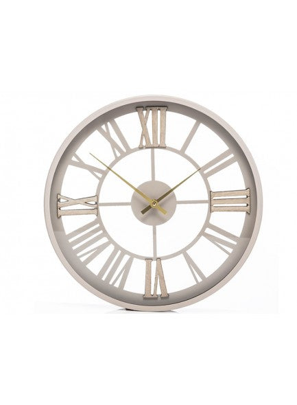 The Grange Interiors Clock - Roman Numeral Cream/ Black Wall Clock