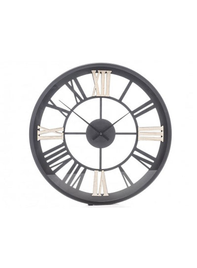 The Grange Interiors Clock - Roman Numeral Cream/ Black Wall Clock