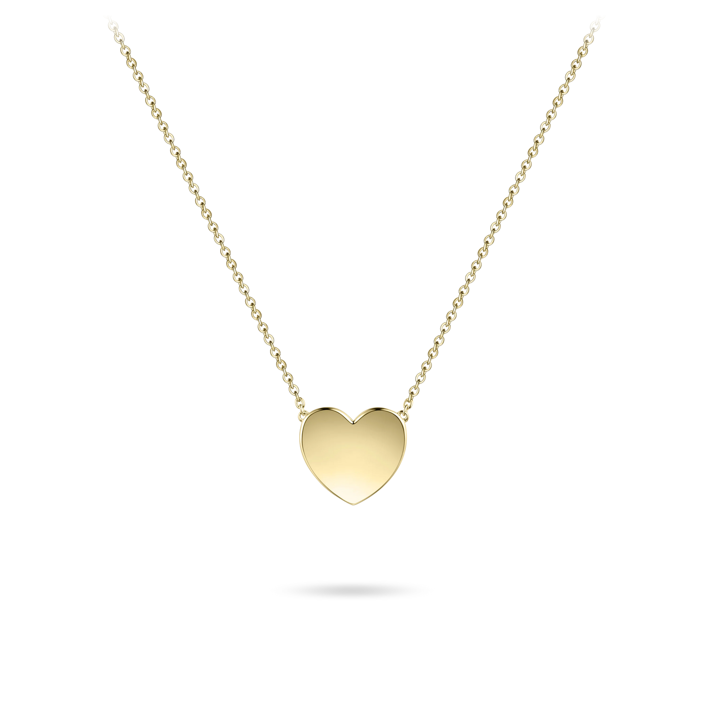 Gisser Sterling Silver Necklace - Gold/Silver Minimal Heart Necklace