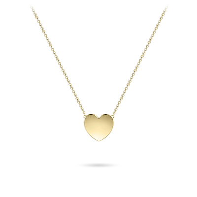 Gisser Sterling Silver Necklace - Gold/Silver Minimal Heart Necklace