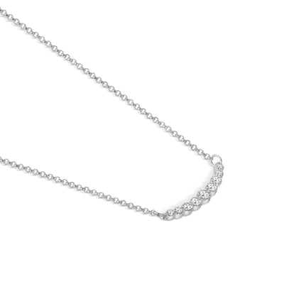 Newbridge Silverware Necklace - Clear Cubic Zirconia