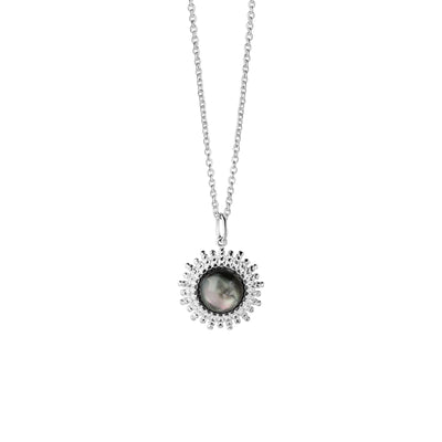 Newbridge Silverware Pendant - Black MOP Cabochon Pendant