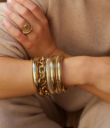 Zag Bijoux Bracelet Collection - Gold Plated Steel