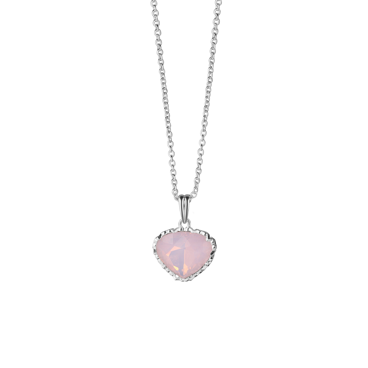 Newbridge Silverware Pendant - Rose Opal