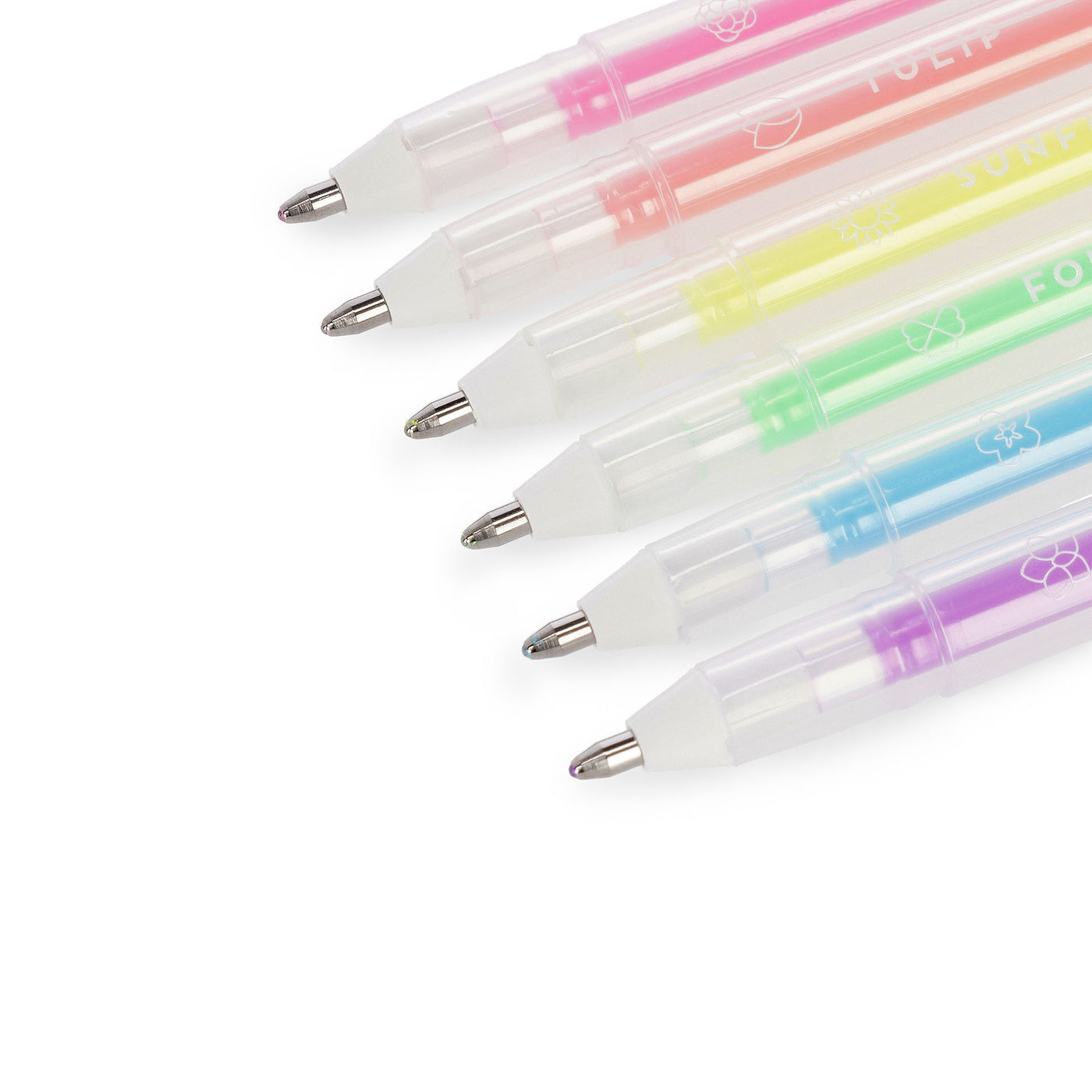 Legami Set of 6 Mini Gel Pens - Spring is in the Air - Pastel Colours