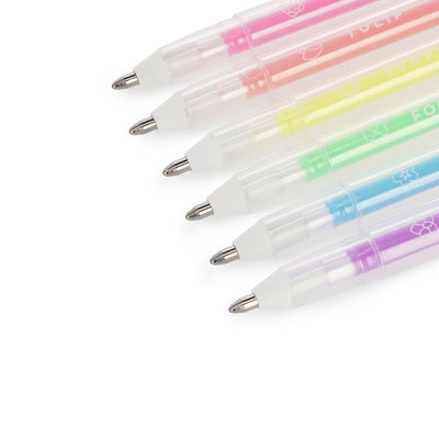 Legami Set of 6 Mini Gel Pens - Spring is in the Air - Pastel Colours