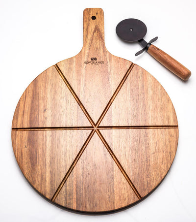 Newgrange Living Round Pizza Board & Pizza Cutter