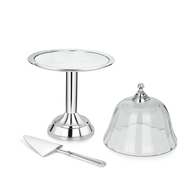 Newbridge Silverware Large Cake Dome with Server