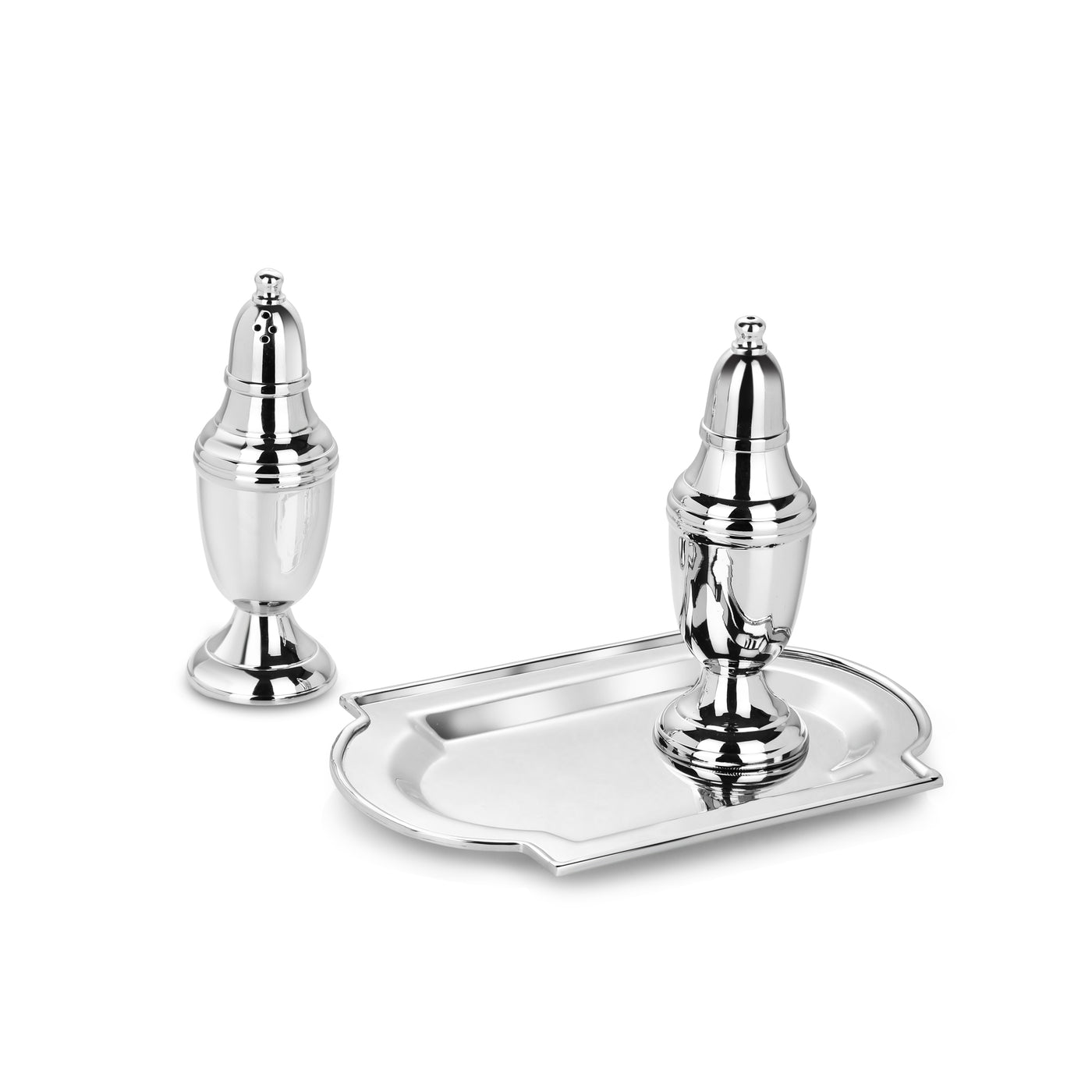 Newbridge Silverware Salt & Pepper Set with Tray