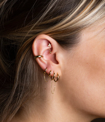 Zag Bijoux Earring Collection - Gold Plated Steel (2)