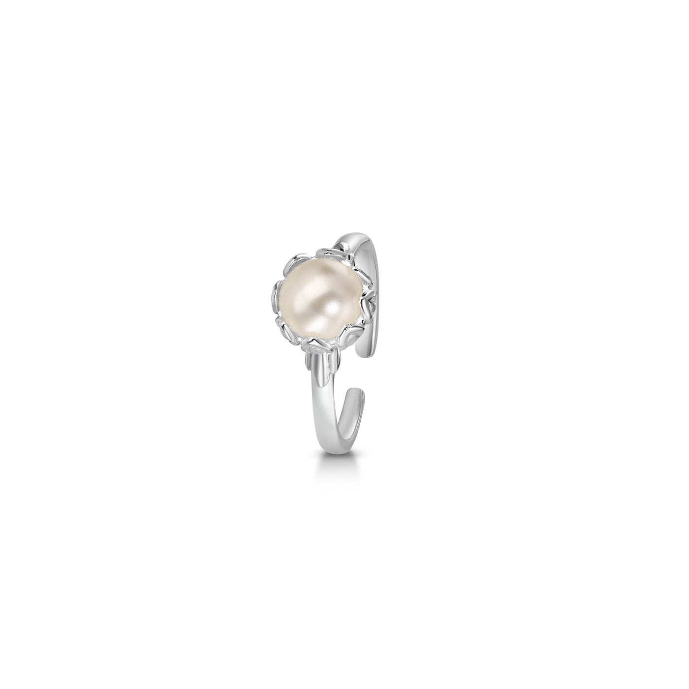 Newbridge Silverware Ring - Pearl Leaf