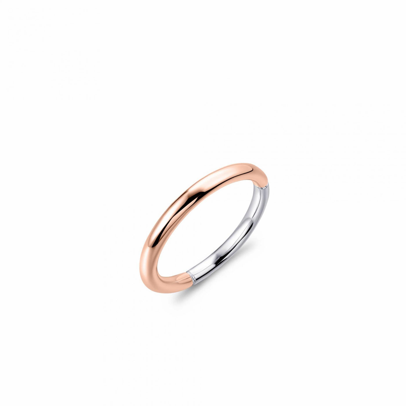 Gisser Sterling Silver Ring - 2mm Band Rose Gold Plated