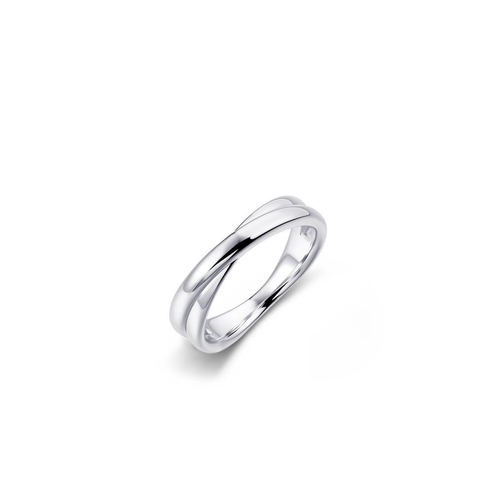 Gisser Sterling Silver Ring - Bold Bands Twist Band -5mm