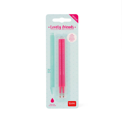 Legami Gel Pen -  Lovely Friends Refill Set