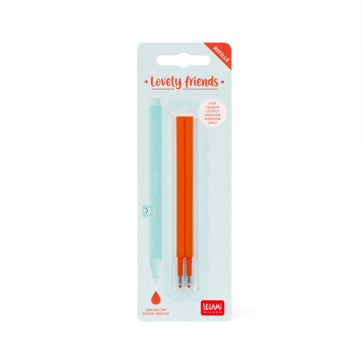 Legami Gel Pen -  Lovely Friends Refill Set