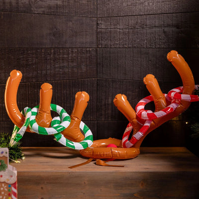 Legami Christmas 2025 - Inflatable Ring Toss - Oh My Deer - Reindeer