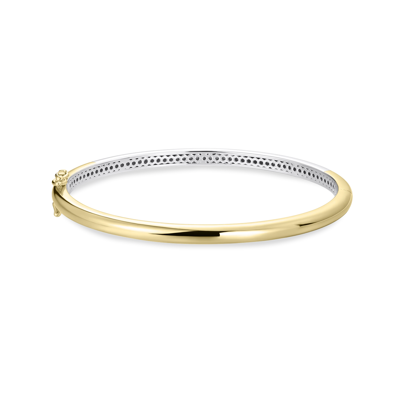 Gisser Sterling Silver Bangle - Silver & Gold Plated Silver