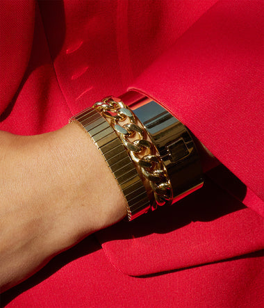 Zag Bijoux Bracelet Collection - Gold Plated Steel