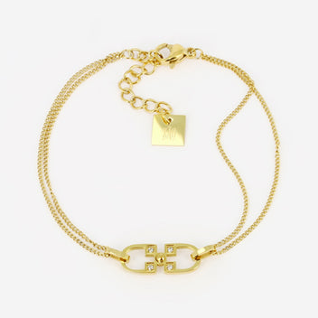 Zag Bijoux Bracelet Collection - Gold Plated Steel