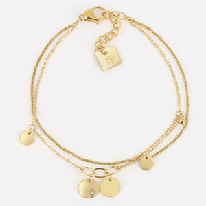 Zag Bijoux Bracelet Collection - Gold Plated Steel