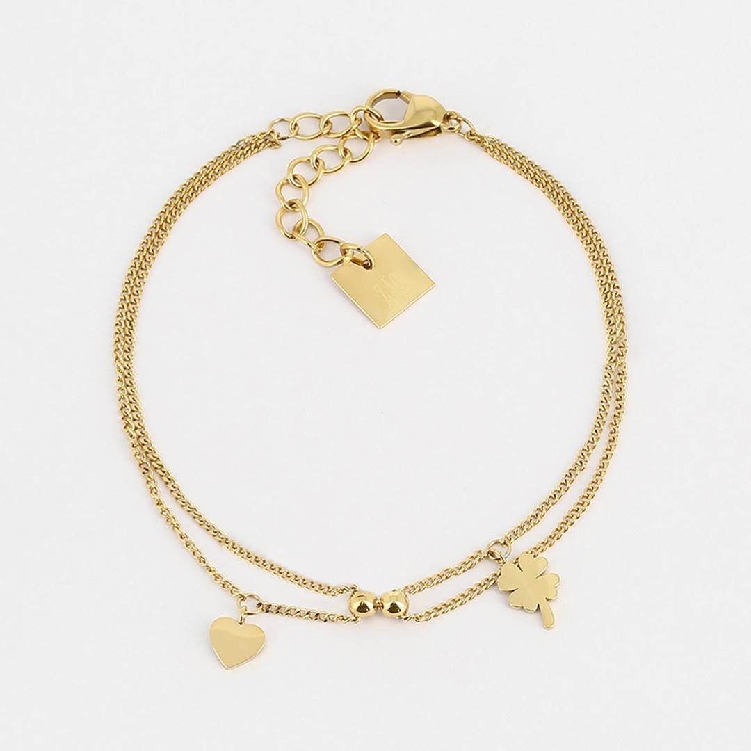 Zag Bijoux Bracelet Collection - Gold Plated Steel