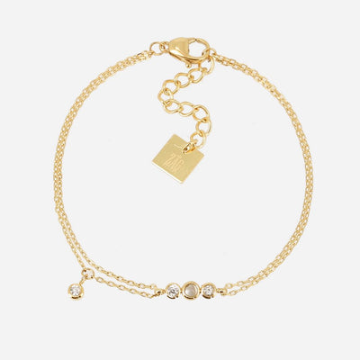 Zag Bijoux Bracelet Collection - Gold Plated Steel