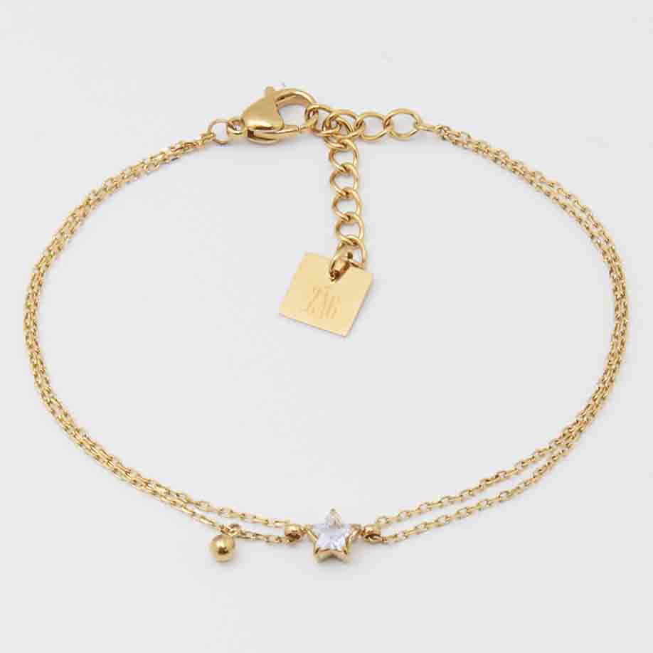 Zag Bijoux Bracelet Collection - Gold Plated Steel