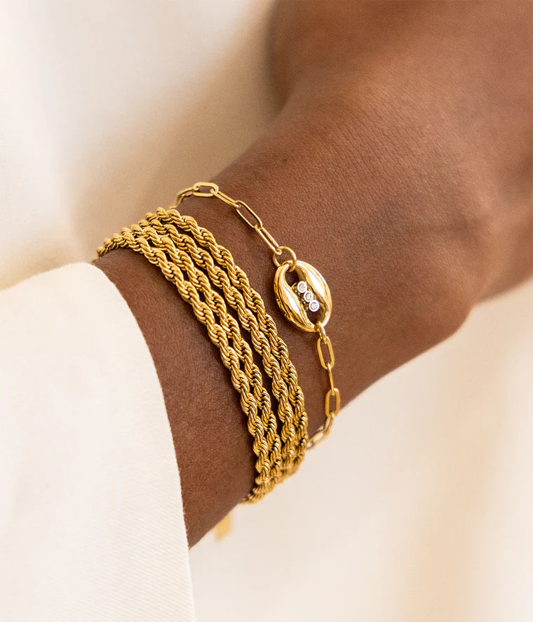 Zag Bijoux Bracelet Collection - Gold Plated Steel (39)