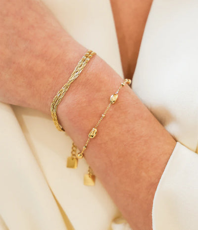 Zag Bijoux Bracelet Collection - Gold Plated Steel  (17)
