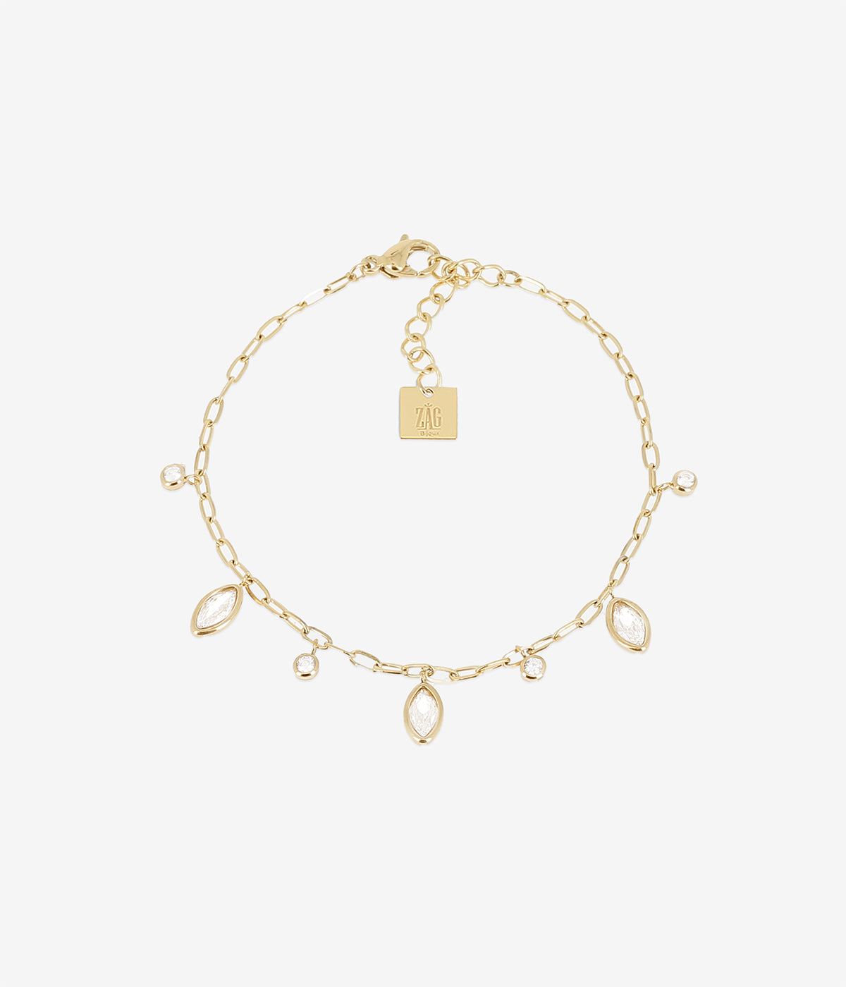 Zag Bijoux Bracelet Collection - Gold Plated Steel (29)