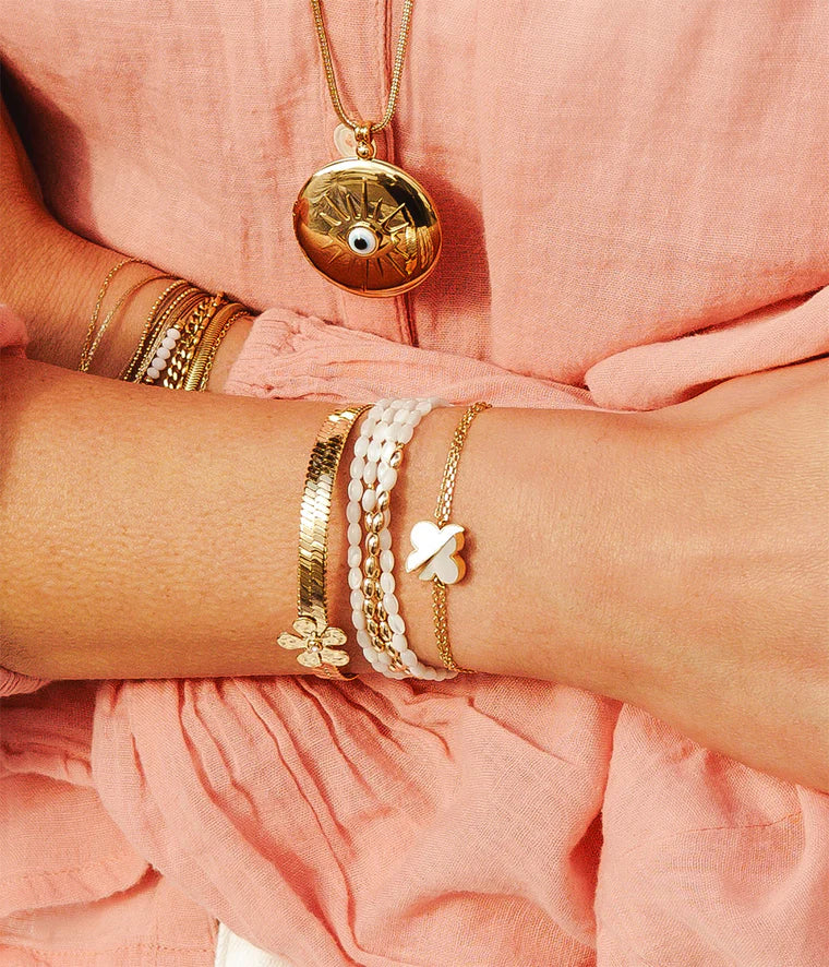 Zag Bijoux Bracelet Collection - Gold Plated Steel