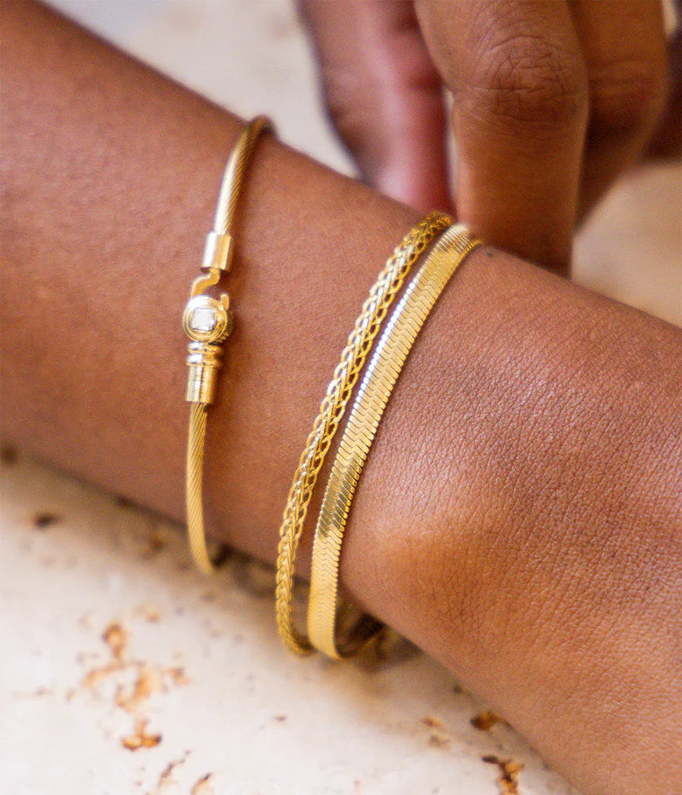 Zag Bijoux Bracelet Collection - Gold Plated Steel (29)