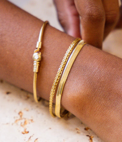 Zag Bijoux Bracelet Collection - Gold Plated Steel (29)