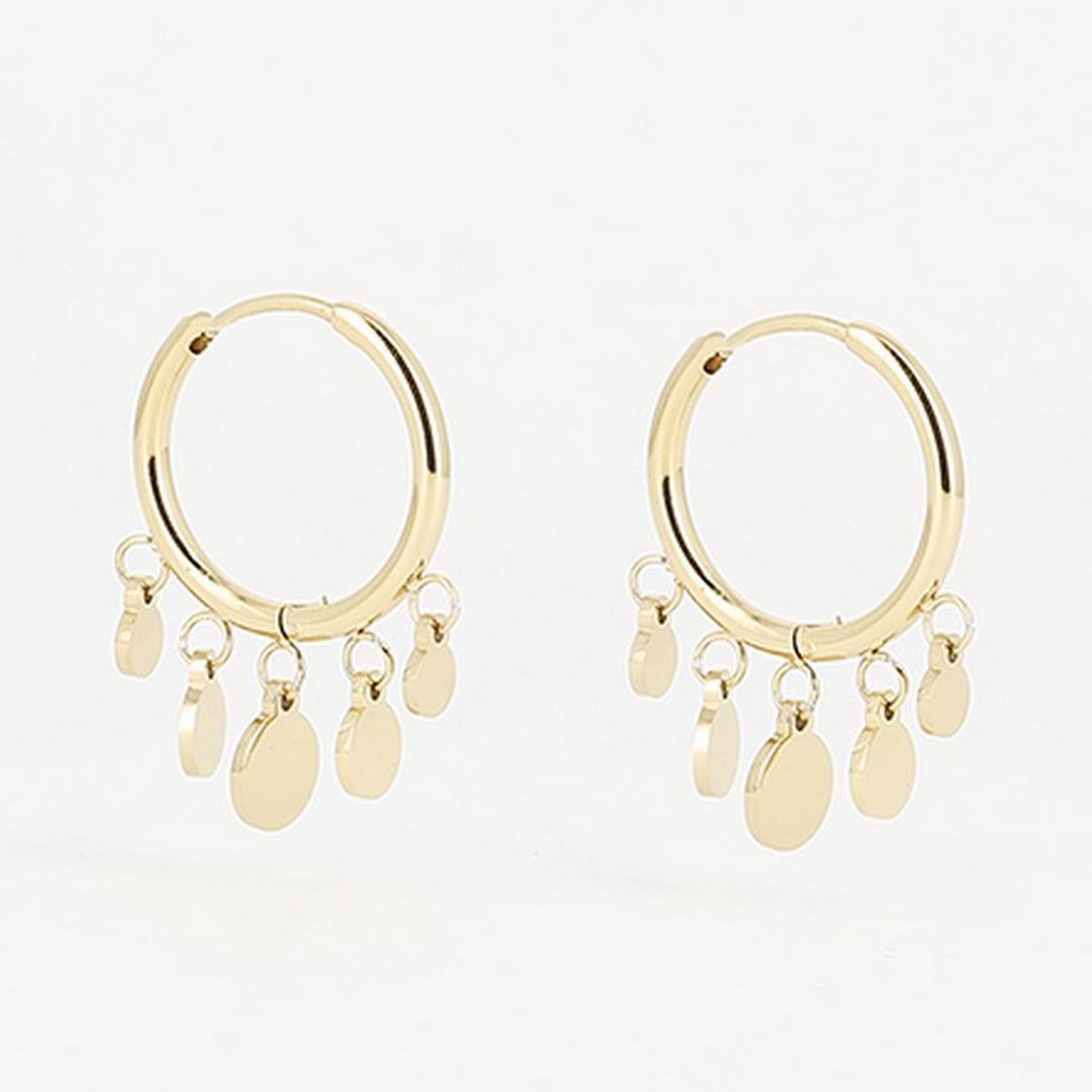 Zag Bijoux Earring Collection - Gold Plated Steel