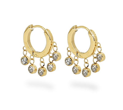 Zag Bijoux Earring Collection - Gold Plated Steel