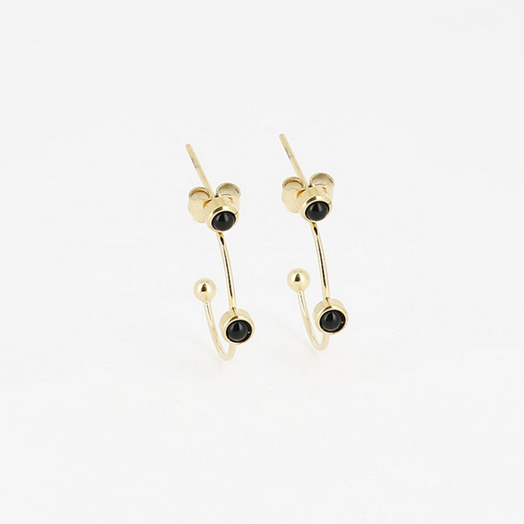 Zag Bijoux Earring Collection - Gold Plated Steel