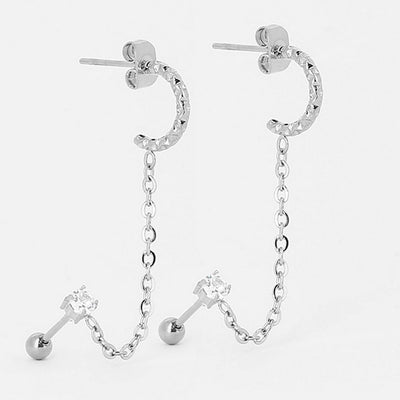 Zag Bijoux Earring Collection -  Steel