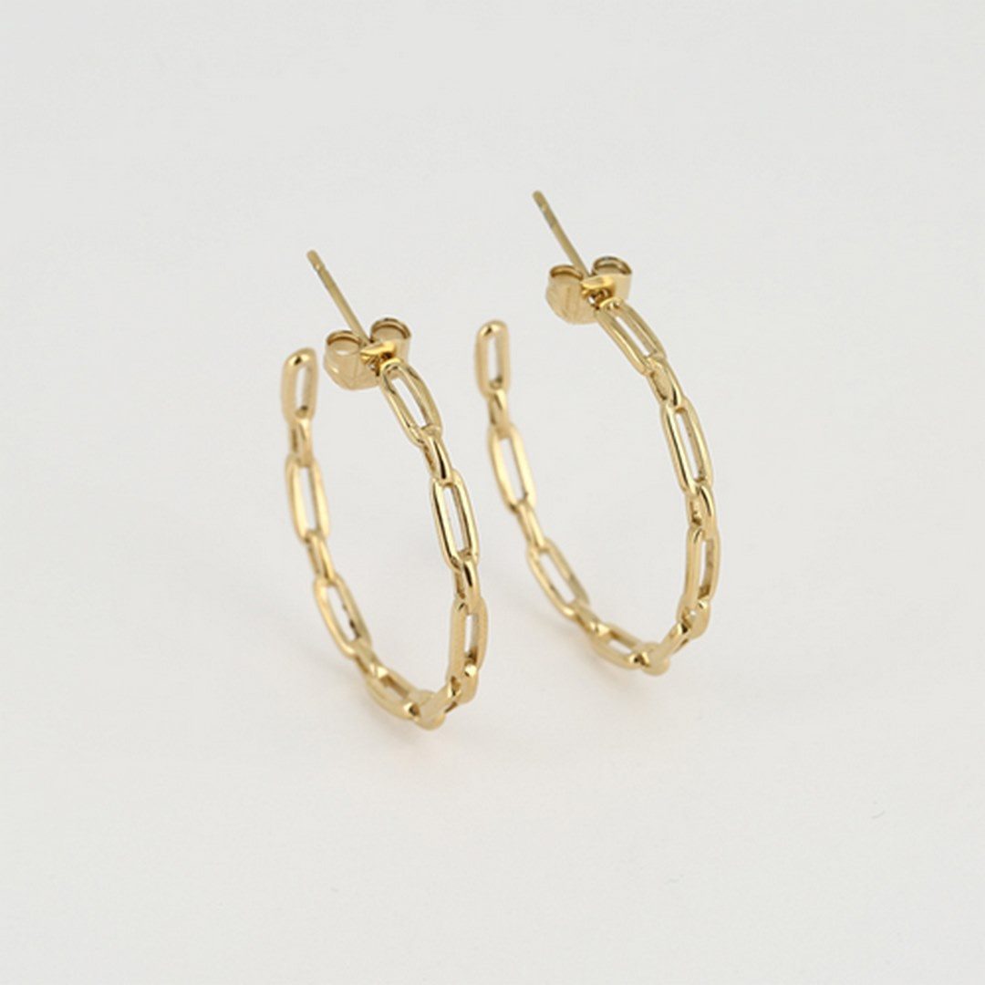 Zag Bijoux Earring Collection - Gold Plated Steel