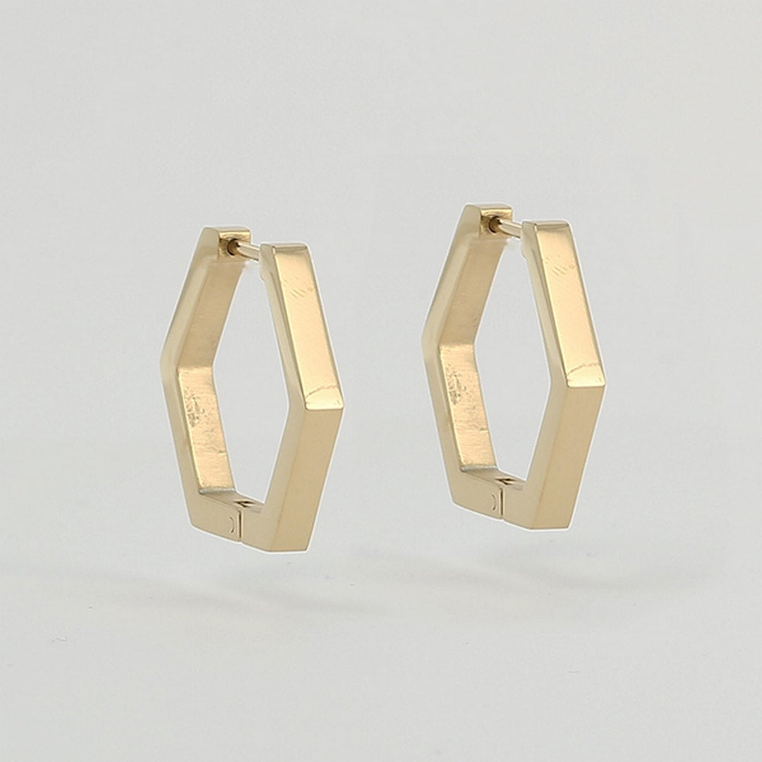 Zag Bijoux Earring Collection - Gold Plated Steel