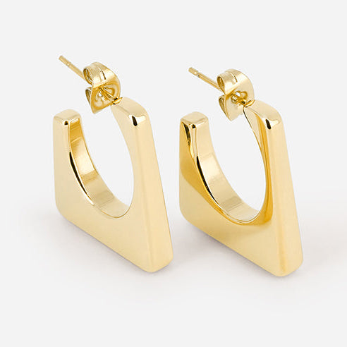 Zag Bijoux Earring Collection - Gold Plated Steel