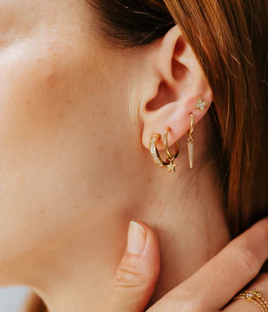 Zag Bijoux Earring Collection - Gold Plated Steel