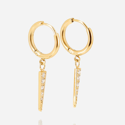 Zag Bijoux Earring Collection - Gold Plated Steel