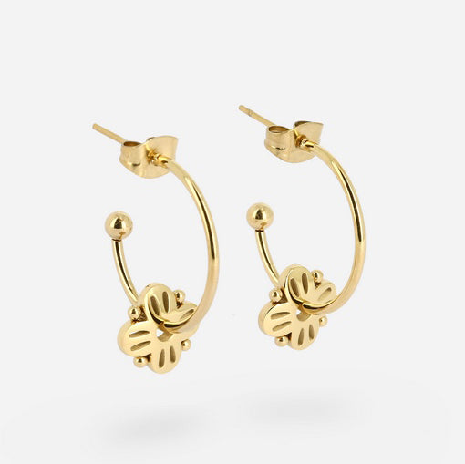 Zag Bijoux Earring Collection - Gold Plated Steel